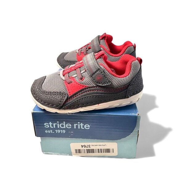 Stride Rite SM Kylo 2.0 Supportive Leather Mesh Sneakers Toddler 6 Soft Motion - Picture 6 of 10